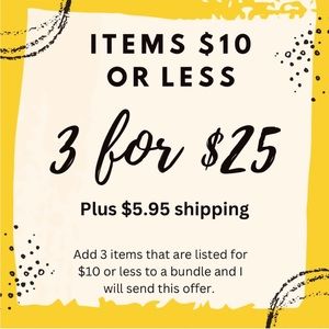 Great deal on brand names clothing. Bundle for a discount